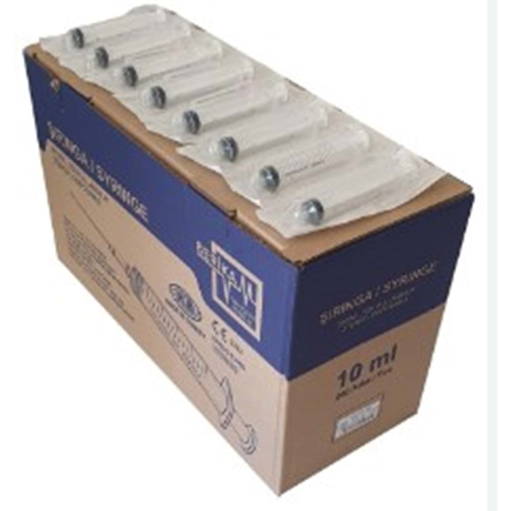 Berıka Enjektör 10ml 200 Adet Yeşil Uçlu