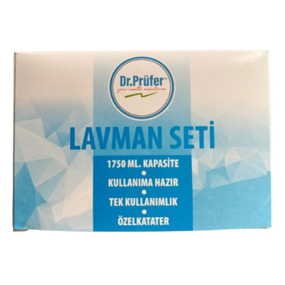 Lavman Setı Dr. Prüfer 1750ml Kapasıte