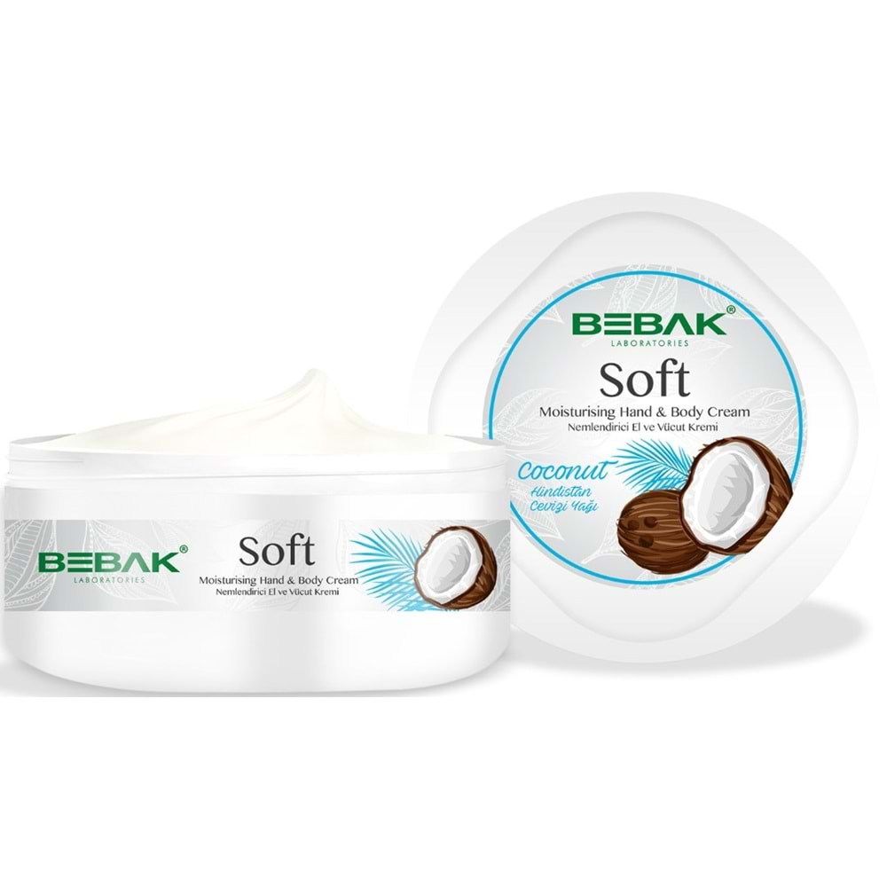 Bebak Soft Krem 300Ml Kavanoz Hındıstan Cevızı Yaglı