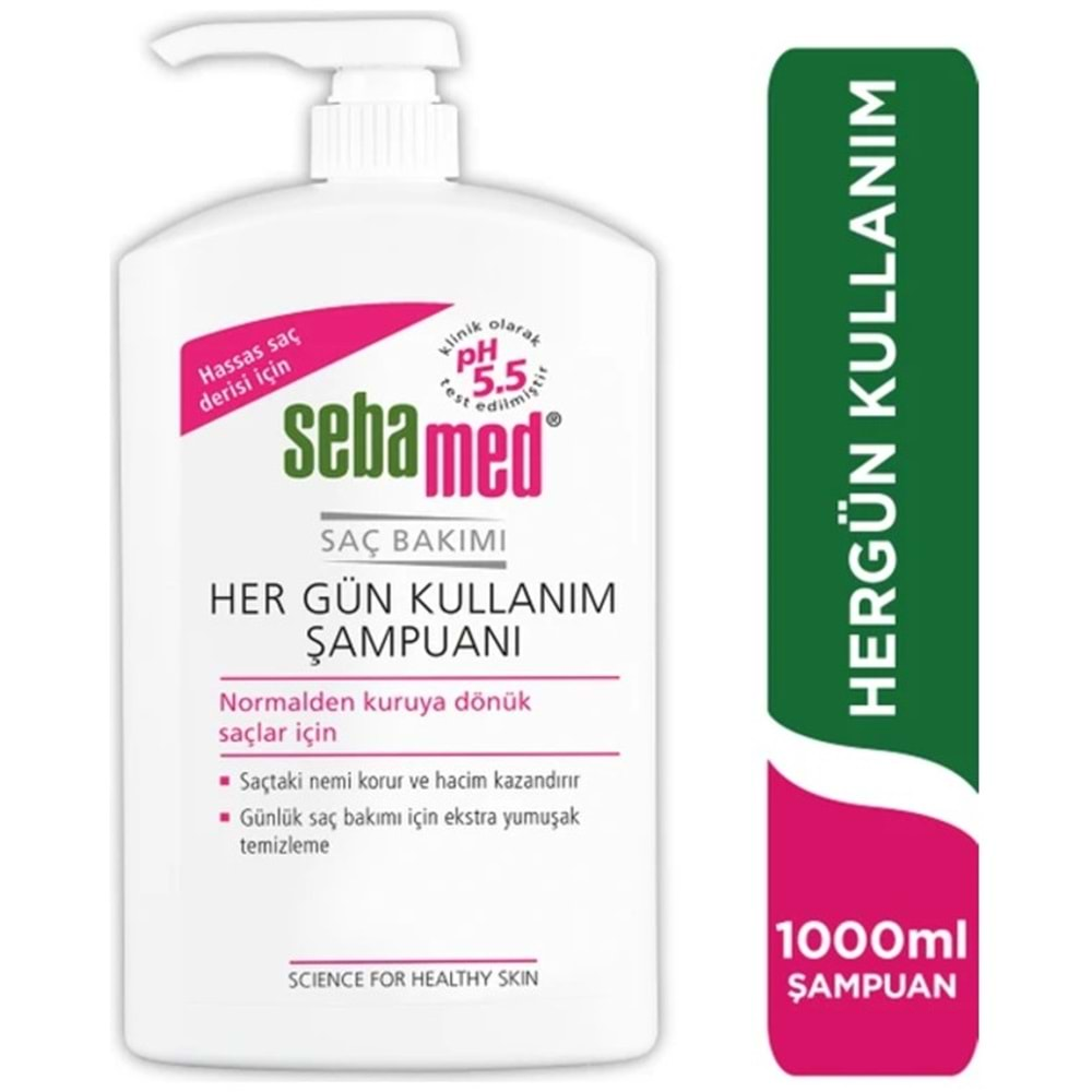 Sebamed Hergün Kullanım Şampuanı 1000Ml