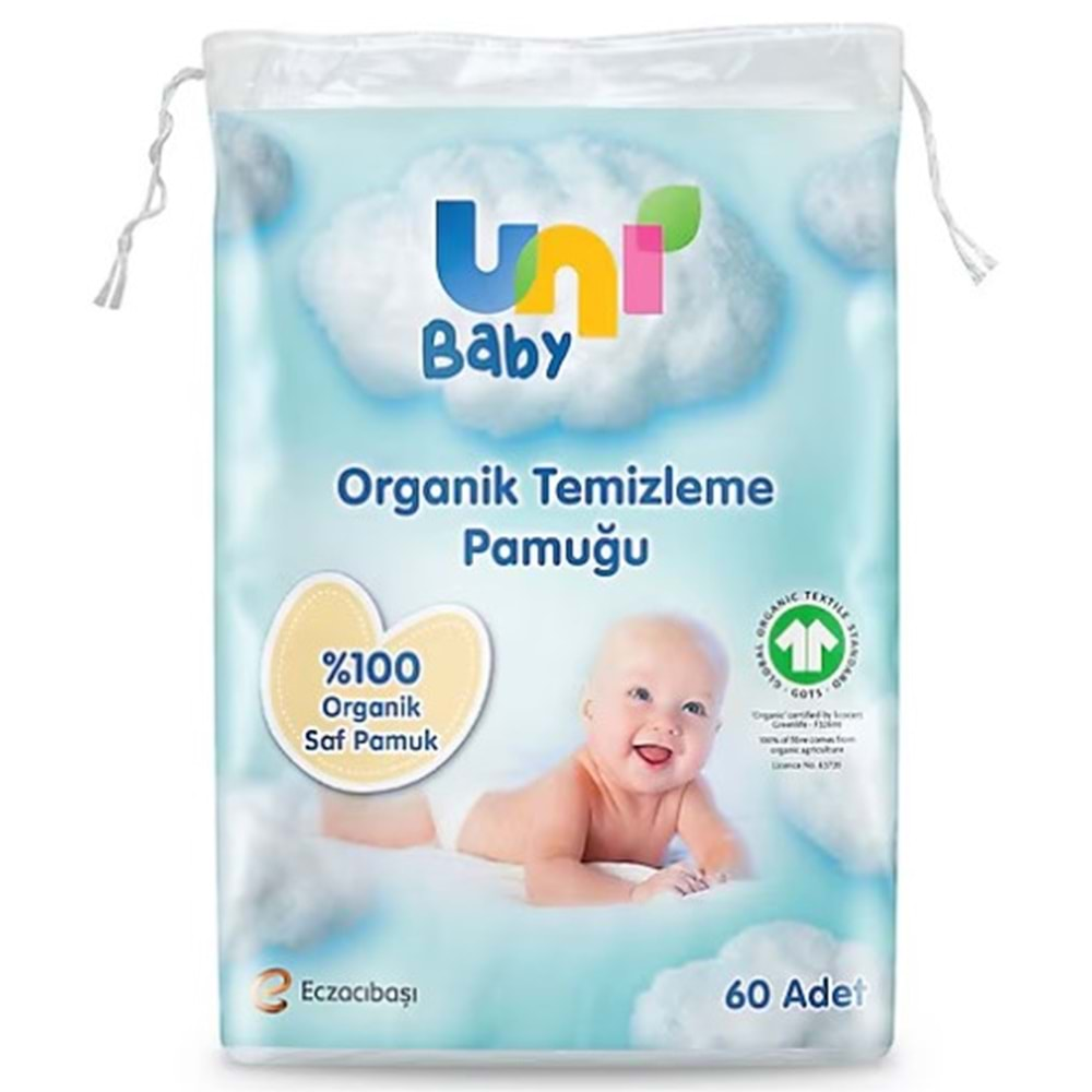 Unı Baby Bebek Temızleme Pamugu 60Lı