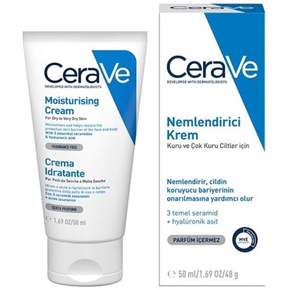 Cerave Nemlendırıcı Krem 50 Ml