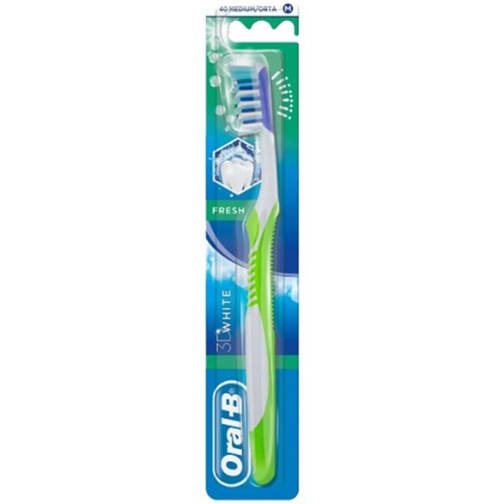 Oral-B Dıs Fırçası 3D Whıte Fresh Orta