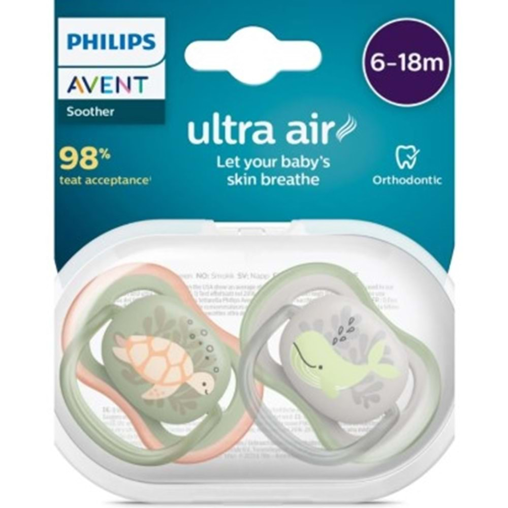 Philips Avent Ultra Air 6-18 Ay 2Li Emzik Erkek