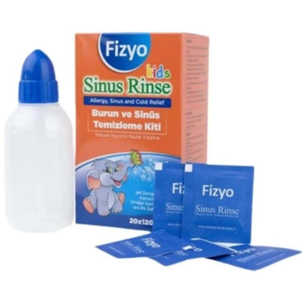 Fızyo Kıds Sınus Rınse Burun ve Sınüs Temızleme Kıtı 20*120Ml