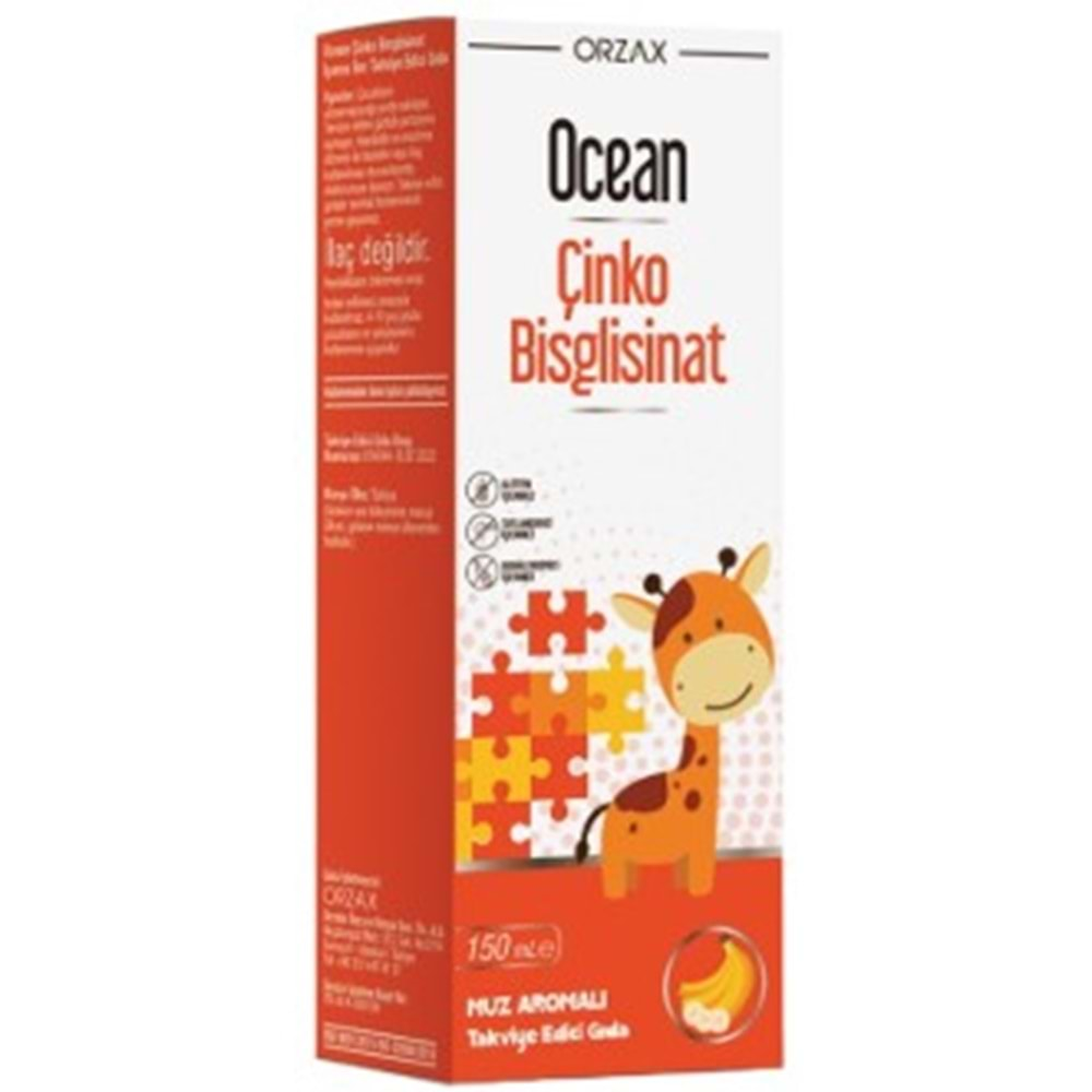 Ocean Çınko Bısglısınat Surup 150Ml Muz Aromalı