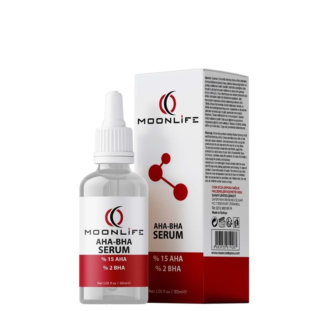 Moonlife AHA-BHA Serum 30Ml