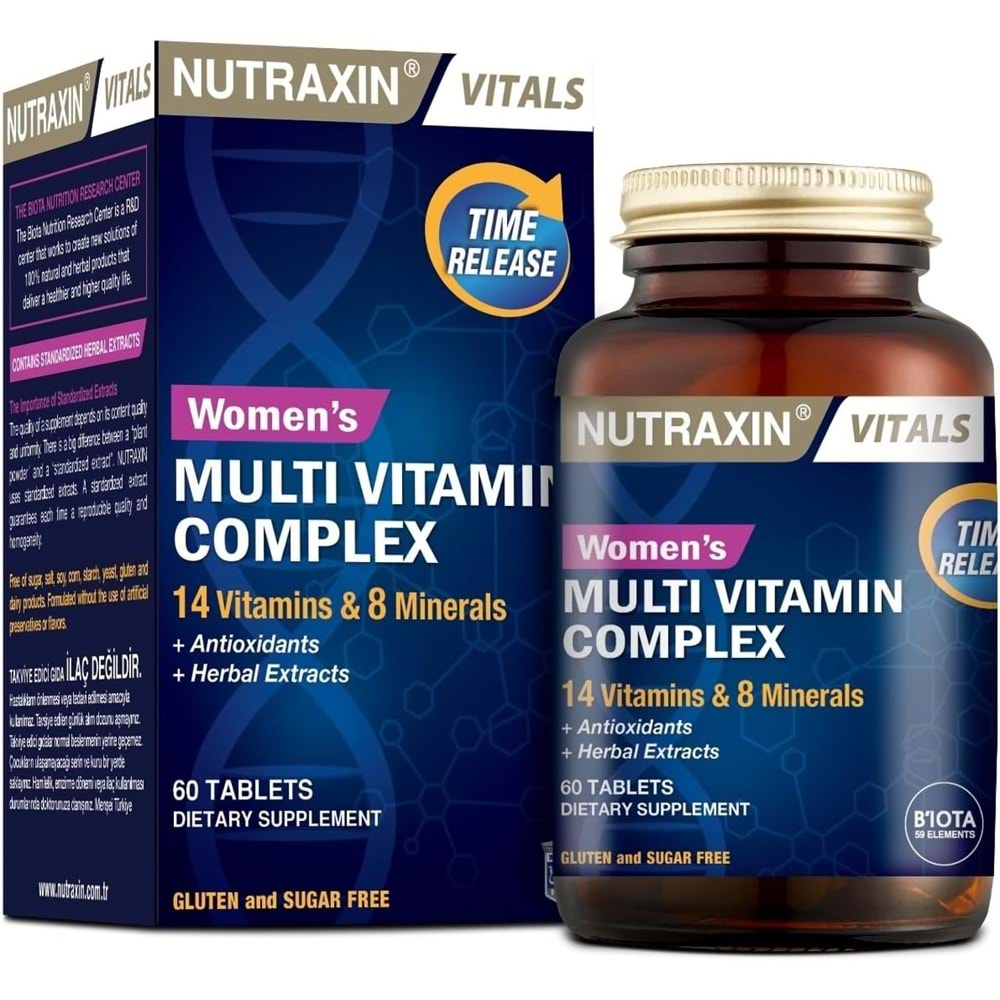 Nutraxin Women's Multi Vitamin Complex 60 Tablet