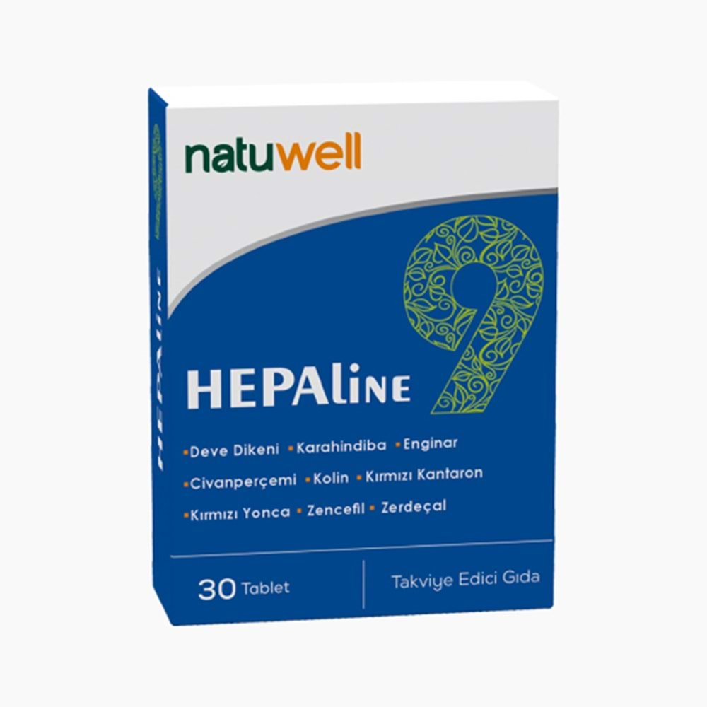 Natuwell Hepaline Takviye Edici Gıda 30 Tablet