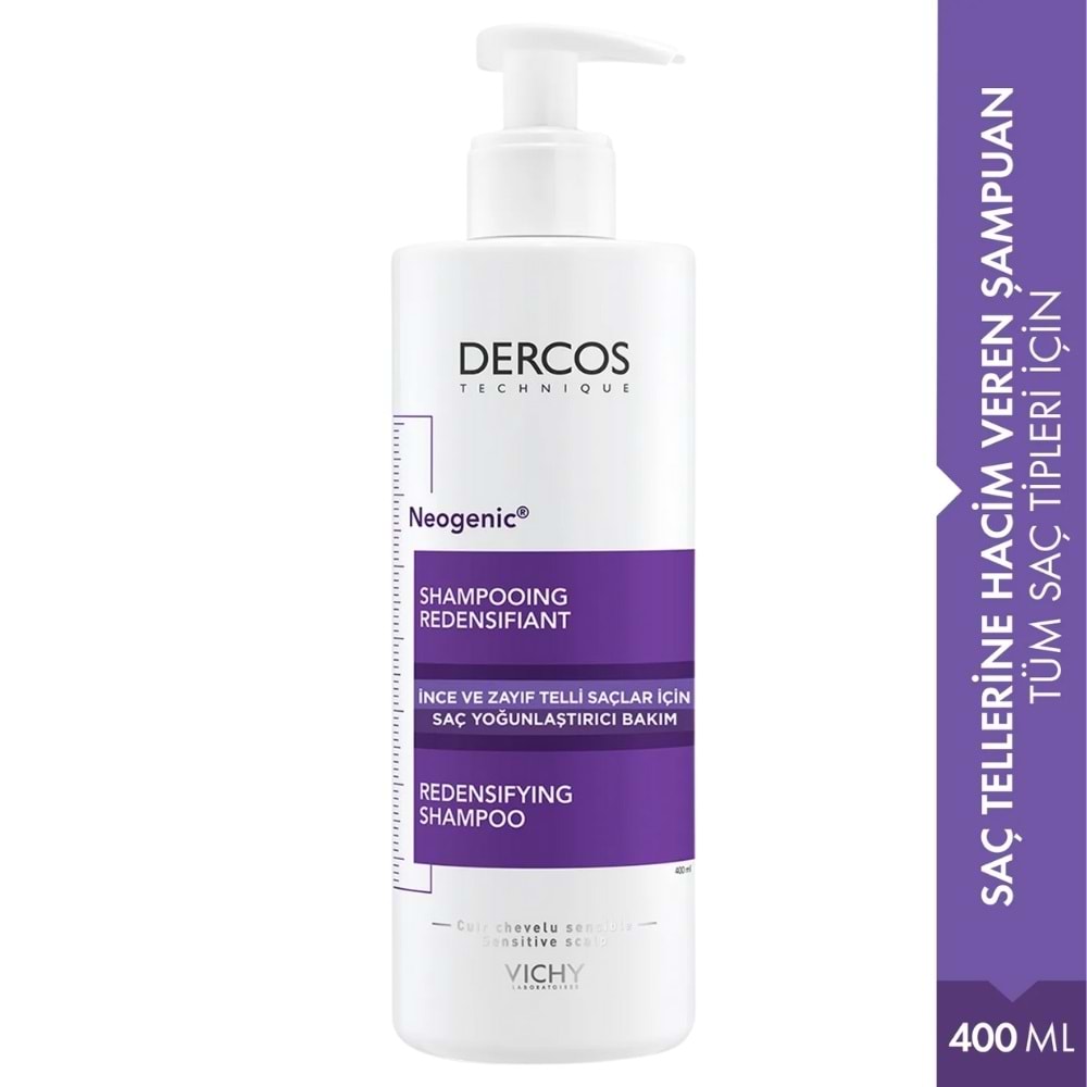 Vichy Dercos Neogenic Saç Yoğunlaştırıcı Şampuan 400Ml