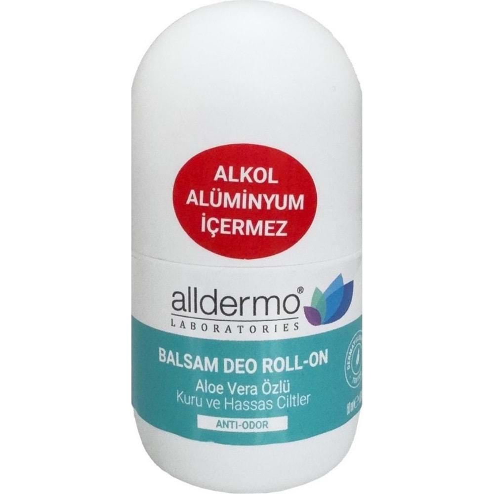 Alldermo Balsam Roll On Aloe Vera Özlü 50ml