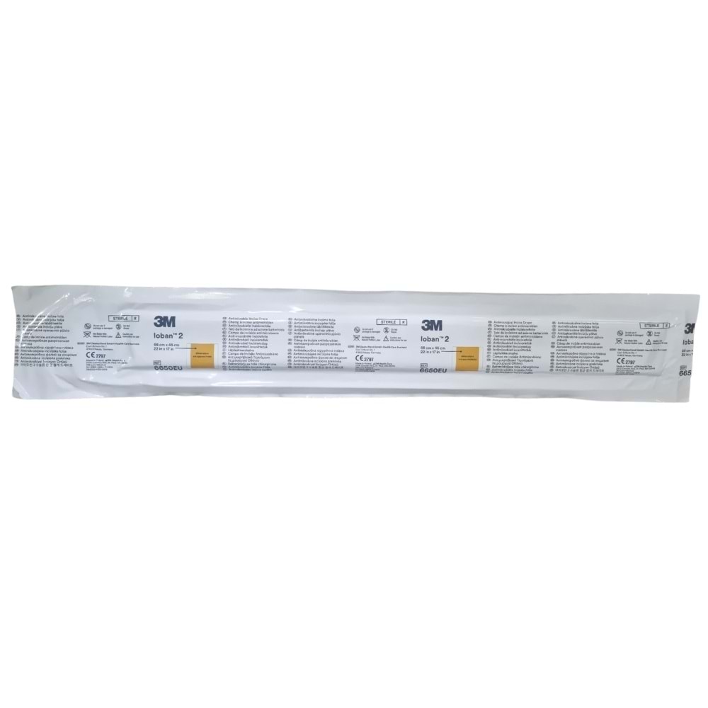 3M Iobanlı Drep 6650EU Antimikrobiyal İnsizyon Örtüsü 56cm*45cm