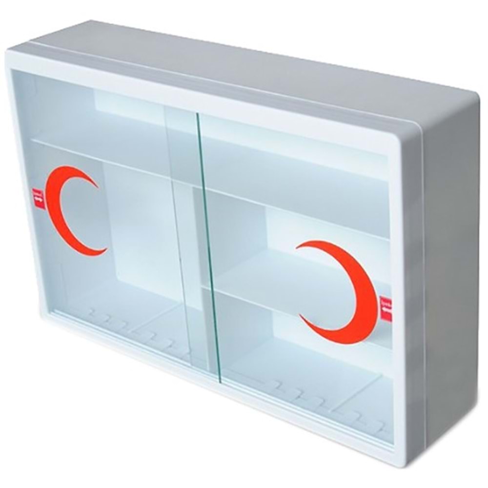 İpekel Ecza Dolabı Camlı Lüks Plastik