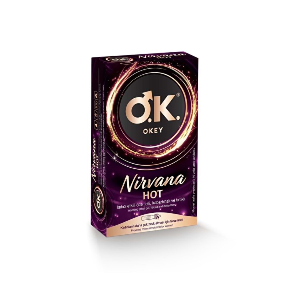 Okey Nirvana Hot Prezervatif 10lu