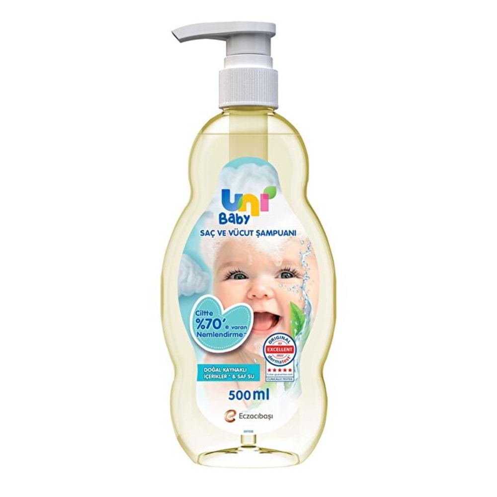Uni Baby Saç Ve Vücut Şampuan 500 mL