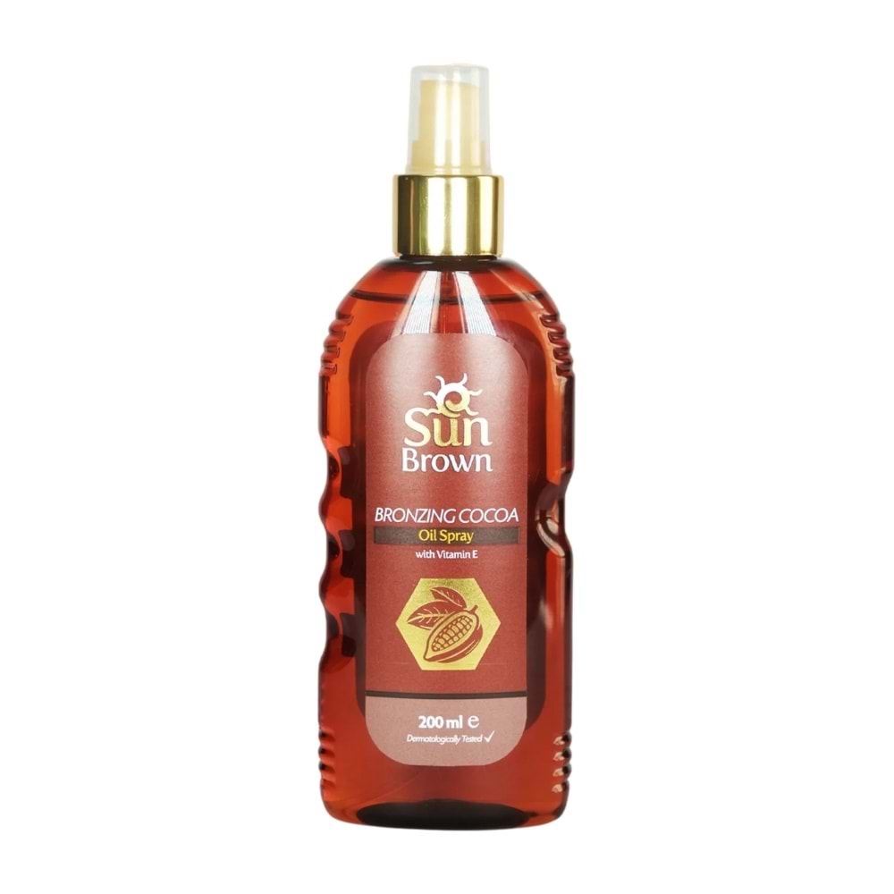 Sun Brown Bronzlaştırıcı Kakao Özlü Güneş Yağı Spreyi 200 mL