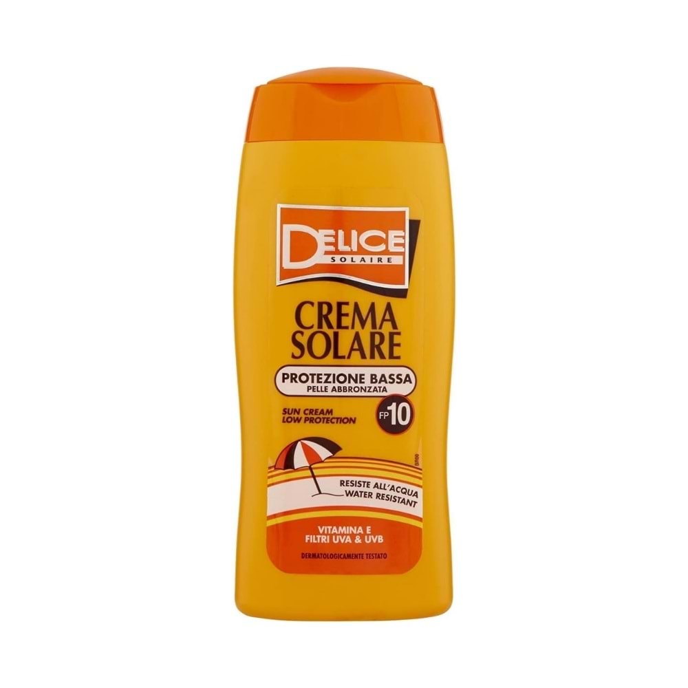 Delice Solaire FP10 Düşük Korumalı Güneş Kremi 250 mL