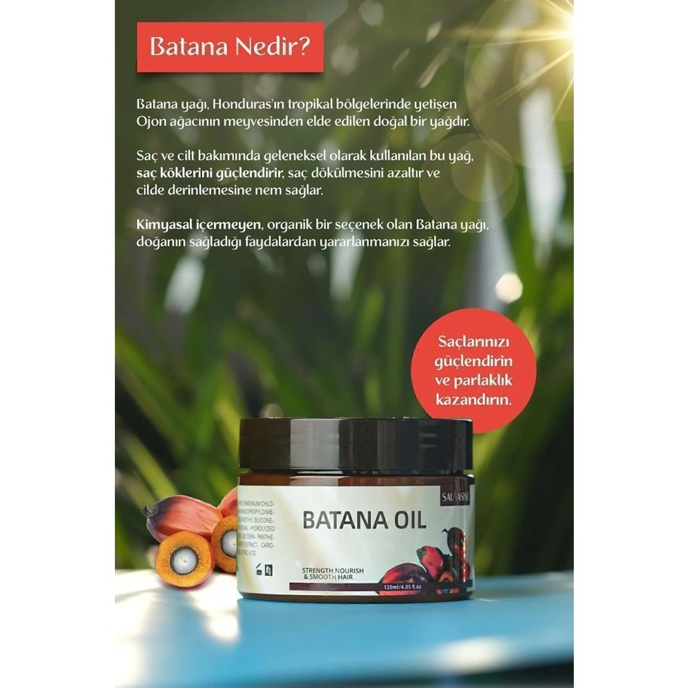 Sauvasine Batana Yağı Saç Bakım Kremi 120 mL