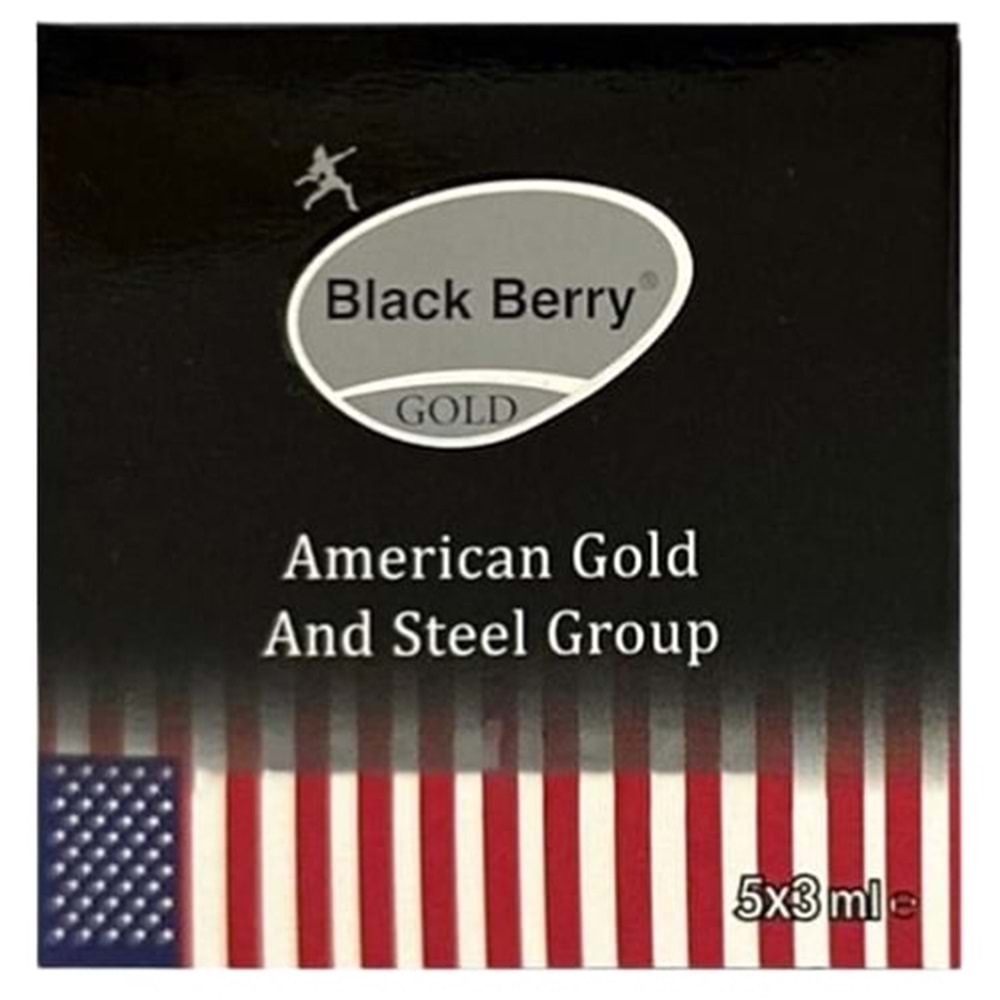 Black Berry American Gold 5x3ml