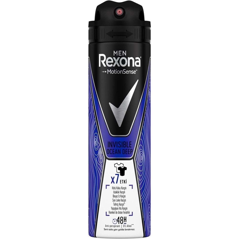 Rexona Deo Men Invisible Ocean Deep 150Ml