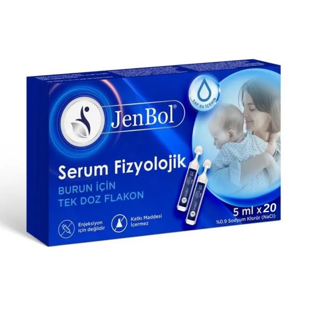 Jenbol Serum Fizyolojik 5ml x 20 Flakon