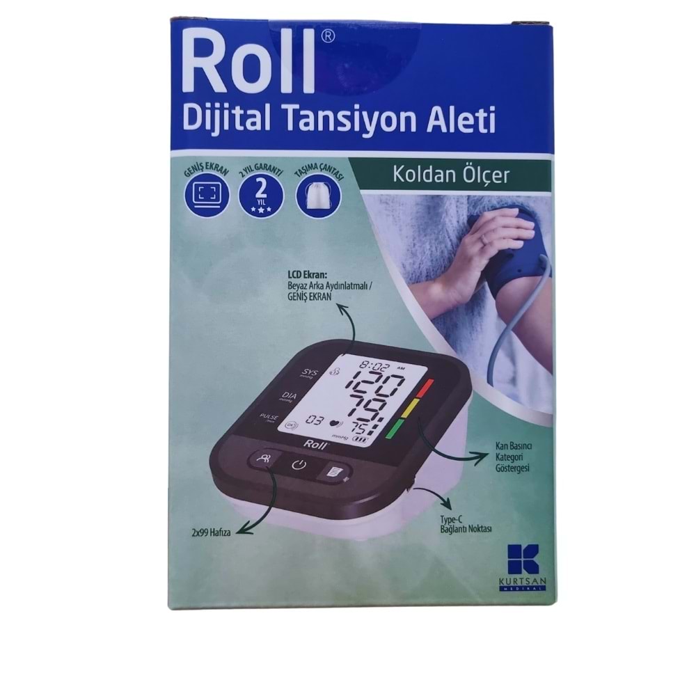 Roll Koldan Ölçer Dijital Tansiyon Aleti