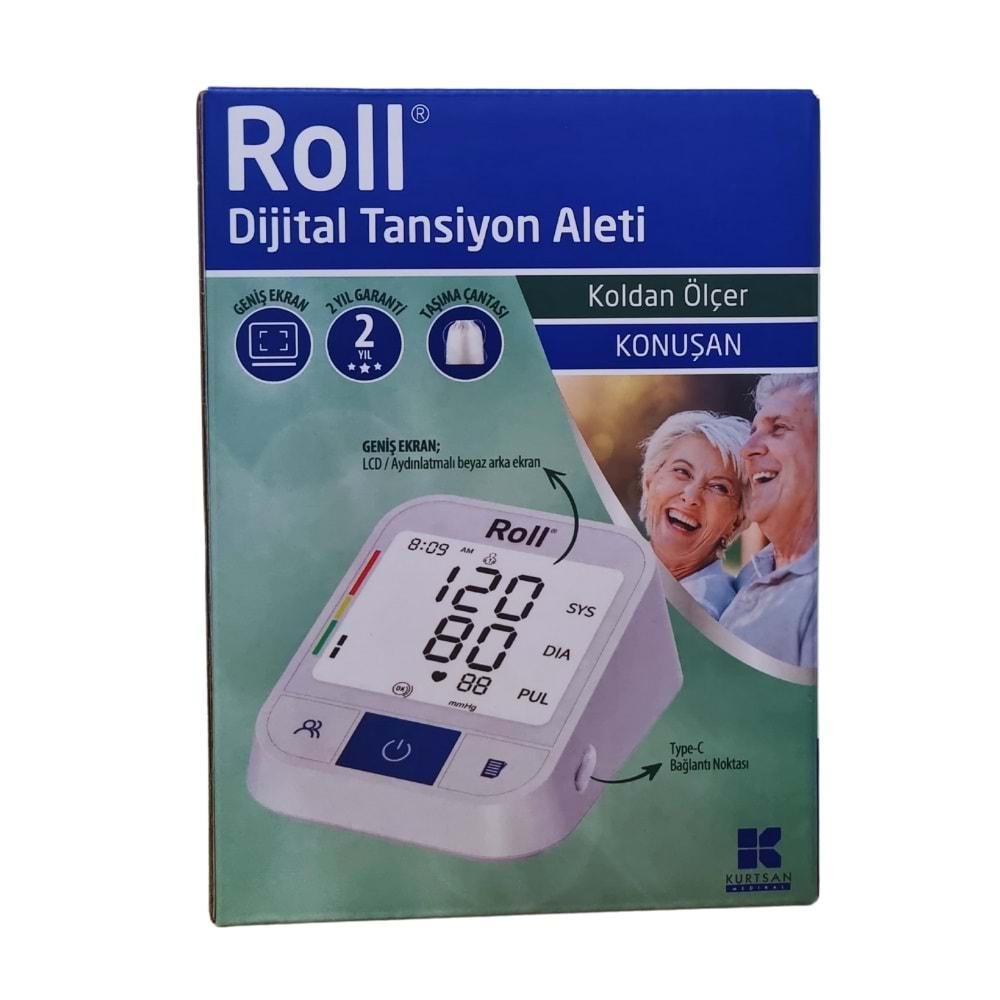 Roll Konuşan Koldan Ölçer Dijital Tansiyon Aleti