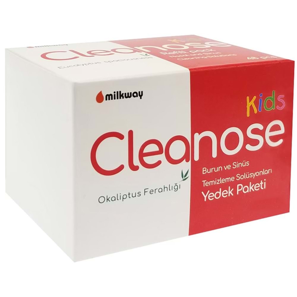 Milkway Cleanose Kids Burun ve Sinüs Temizleme Solüsyonu Yedek 30Lu