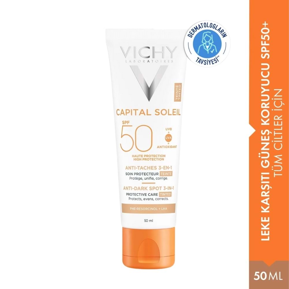 Vichy Capital Soleil Anti Ageing 3in1 Spf50+ Yüz Kremi
