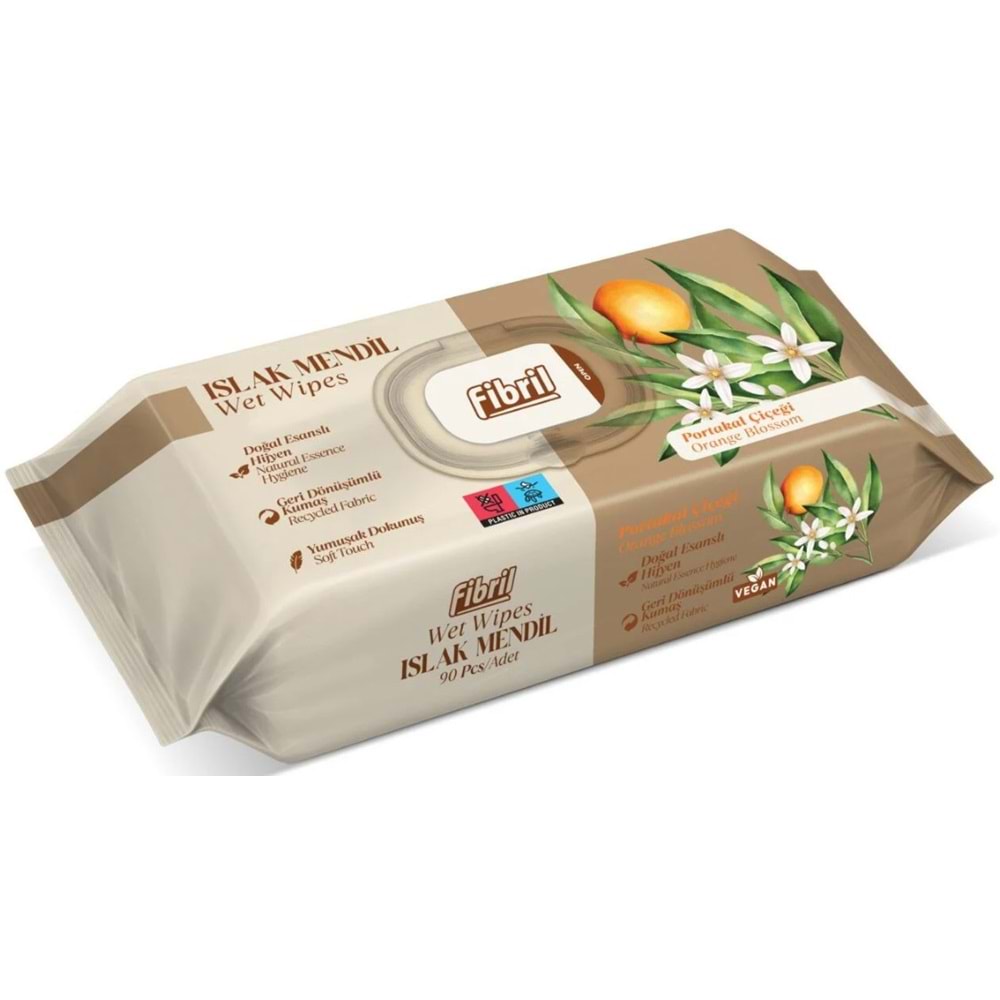 Fibril Islak Mendil Portakal Çiçeği 90 Lı
