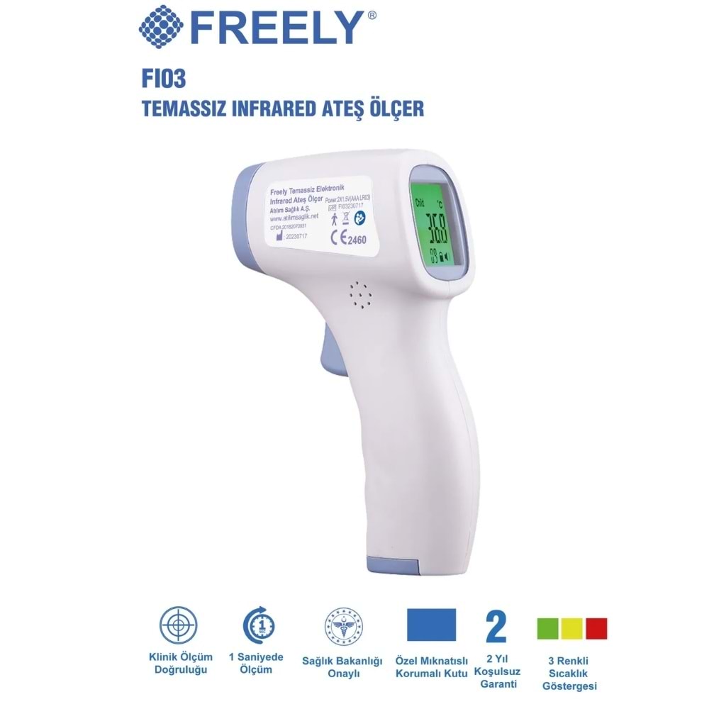 Freely Temassız Ateş Ölçer