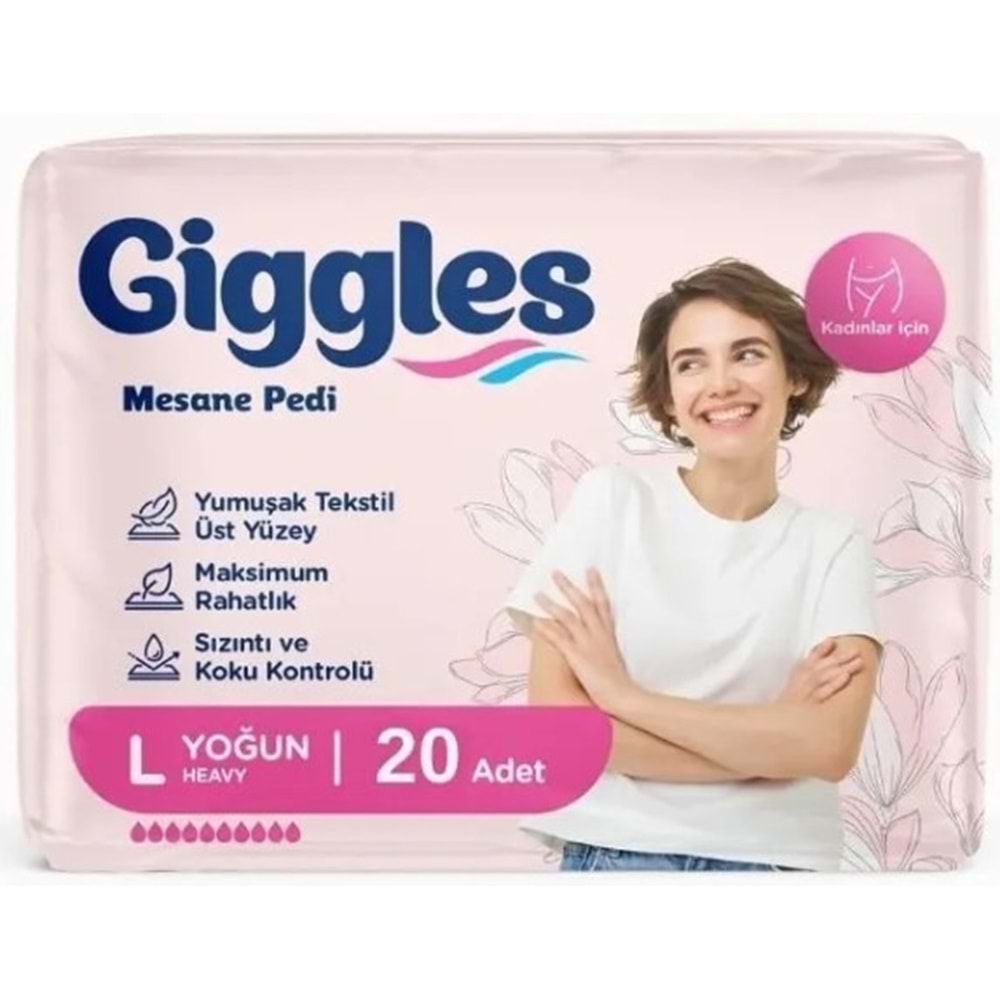 Giggles Mesane Pedi Kadın Large 20Li