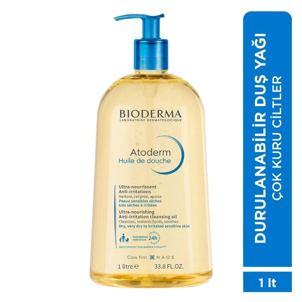 Bioderma Atoderm Shower Oil Nemlendirici Duş Yağı 1 Lt