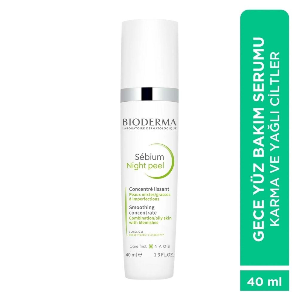 Bioderma Sebium Night Peel Gece Bakım Serumu 40 mL
