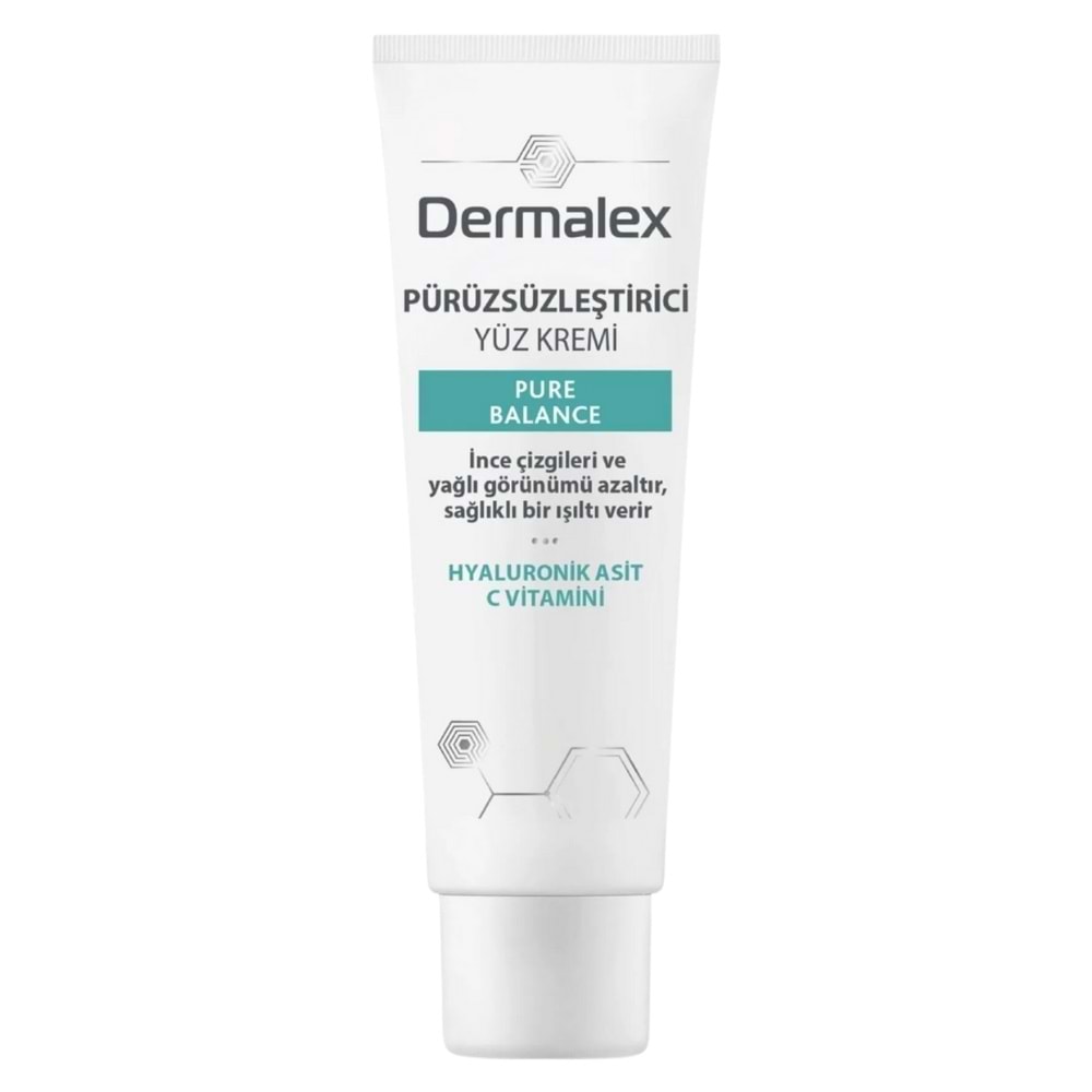 Dermalex Pure Balance Pürüzsüzleştirici ve Aydınlatıcı Etkili Yüz Kremi 50 mL