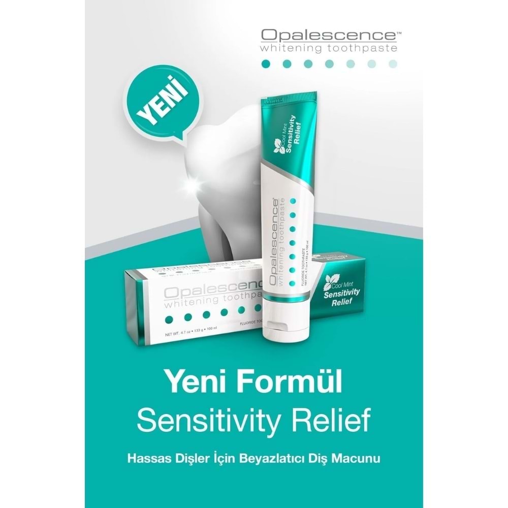 Opalescence Sensitivity Relief Beyazlatıcı Diş Macunu 133 gr 100 ml