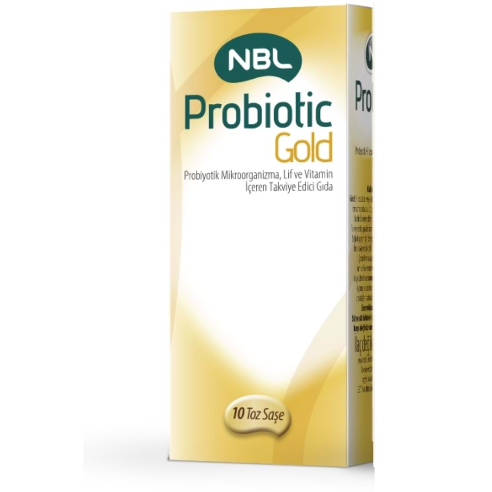 NBL Probiotic Gold Takviye Edici Gıda 10 Toz Saşe