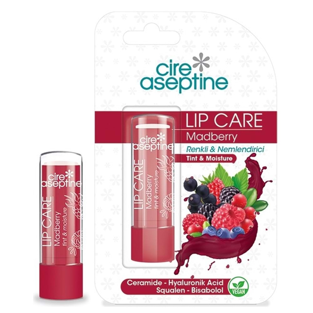 Cire Aseptine Lipstick Madberry Tinted 4,5 gr