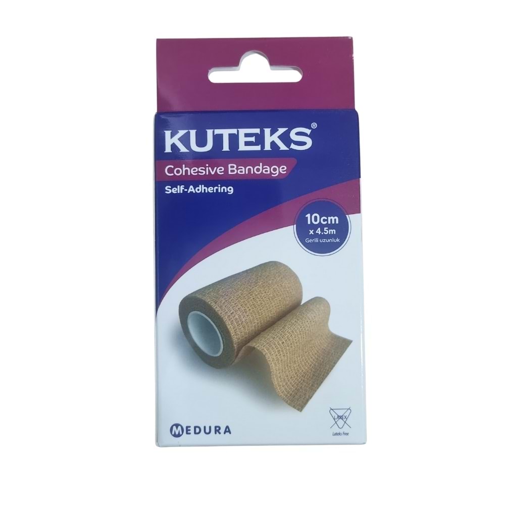 Kuteks Kohezif Kendine Yapışan Bandaj 10 cm x 4,5 m