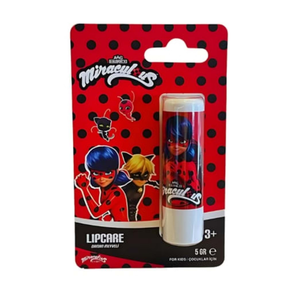 Miraculous Uğur Böceği Lip Balm Çocuk Orman Meyveli 5g