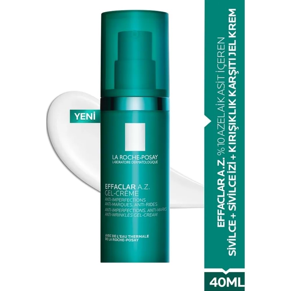La Roche Posay Effaclar A.Z. %10 Azelaik Asit İçeren Jel Krem 40 mL