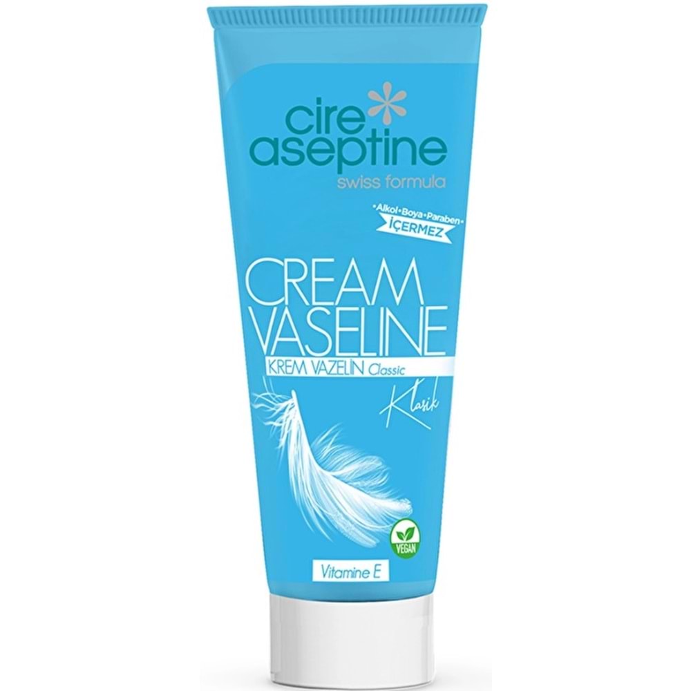 Cire Aseptine Krem Vazelin 75 Ml Klasik