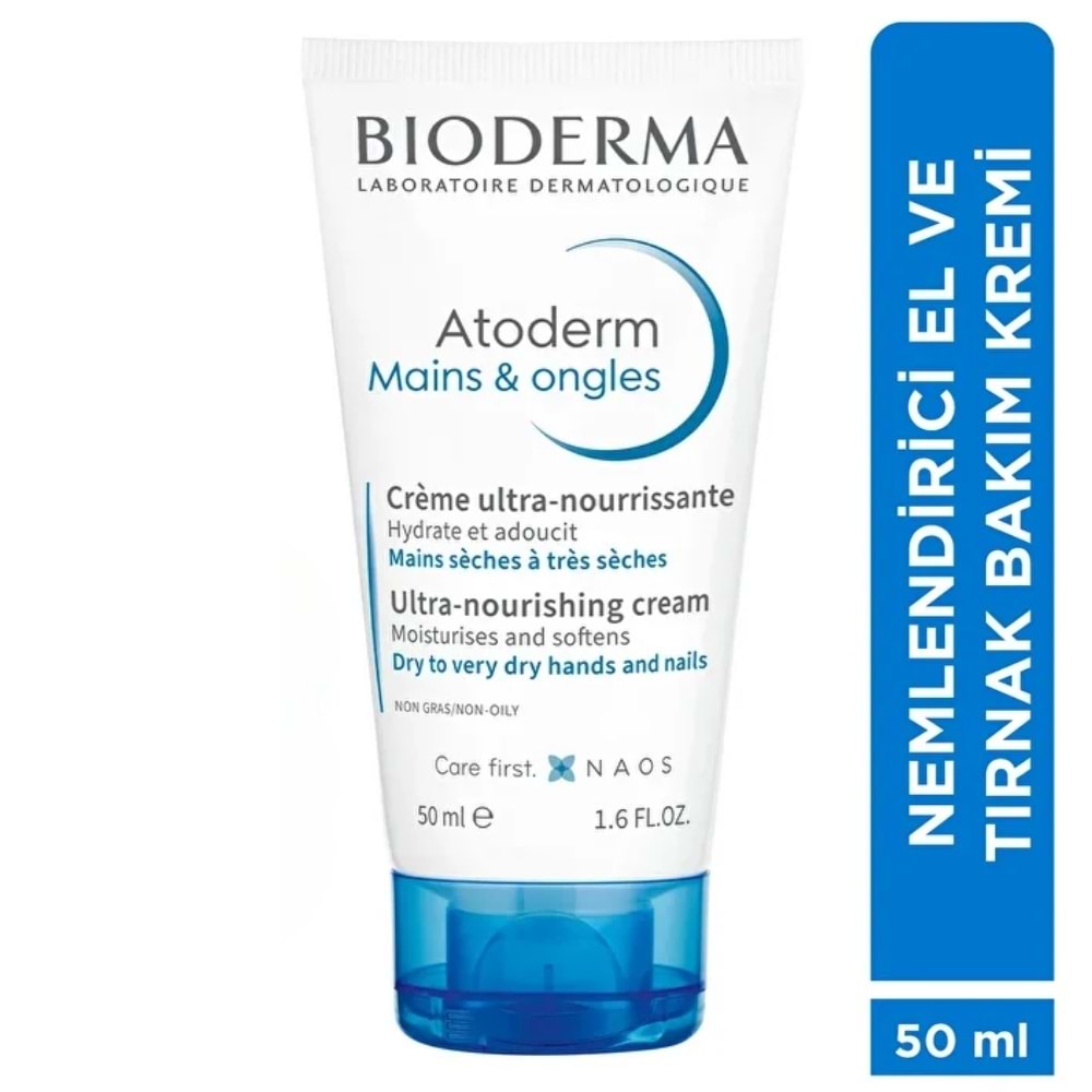 Bioderma Atoderm El ve Tırnak Kremi 50Ml