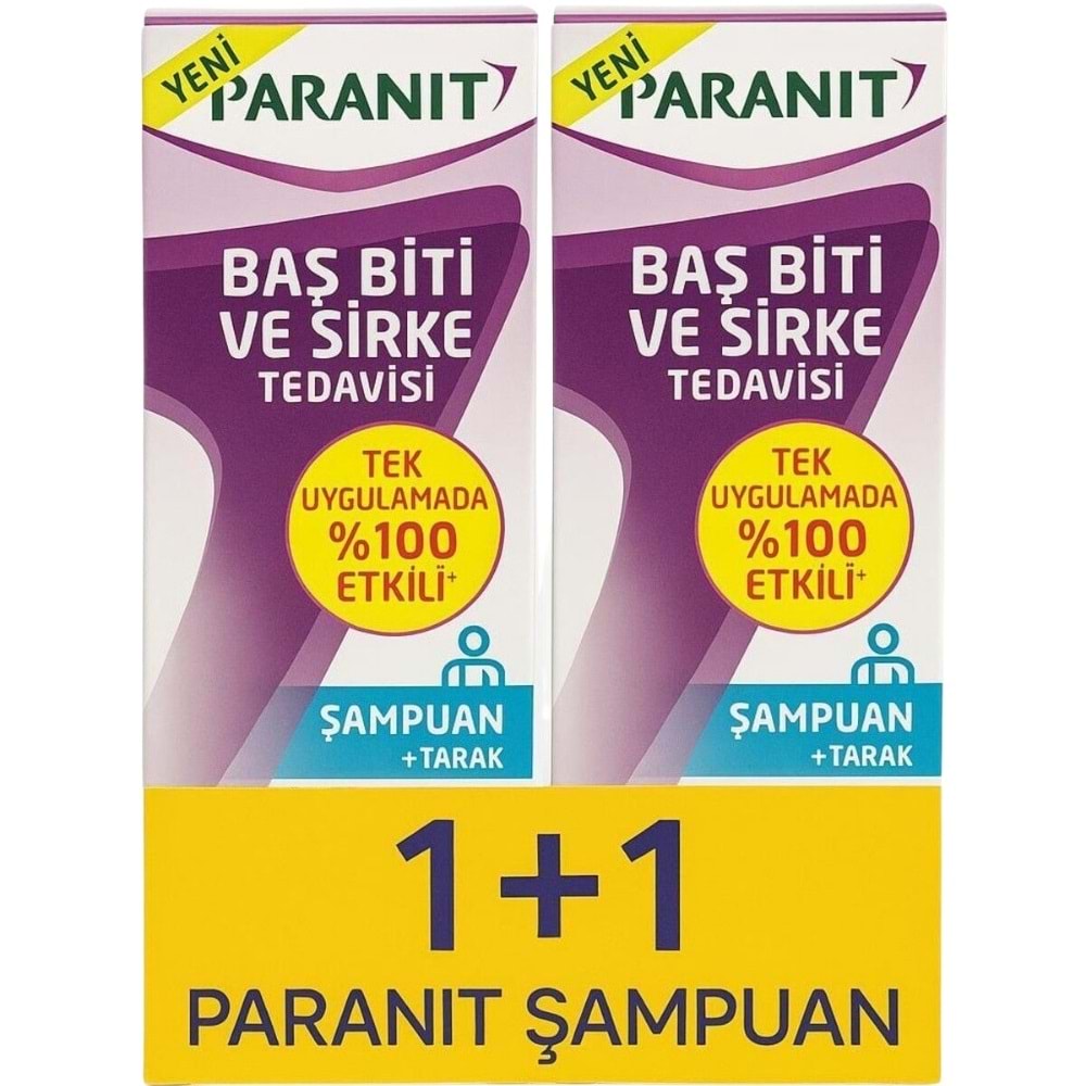 Paranit Bit Şampuanı 100 mL İkili Paket