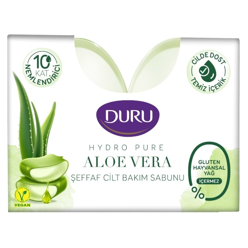 Duru Hydro Pure Aloe Vera Şeffaf Cilt Bakım Sabunu 2Li