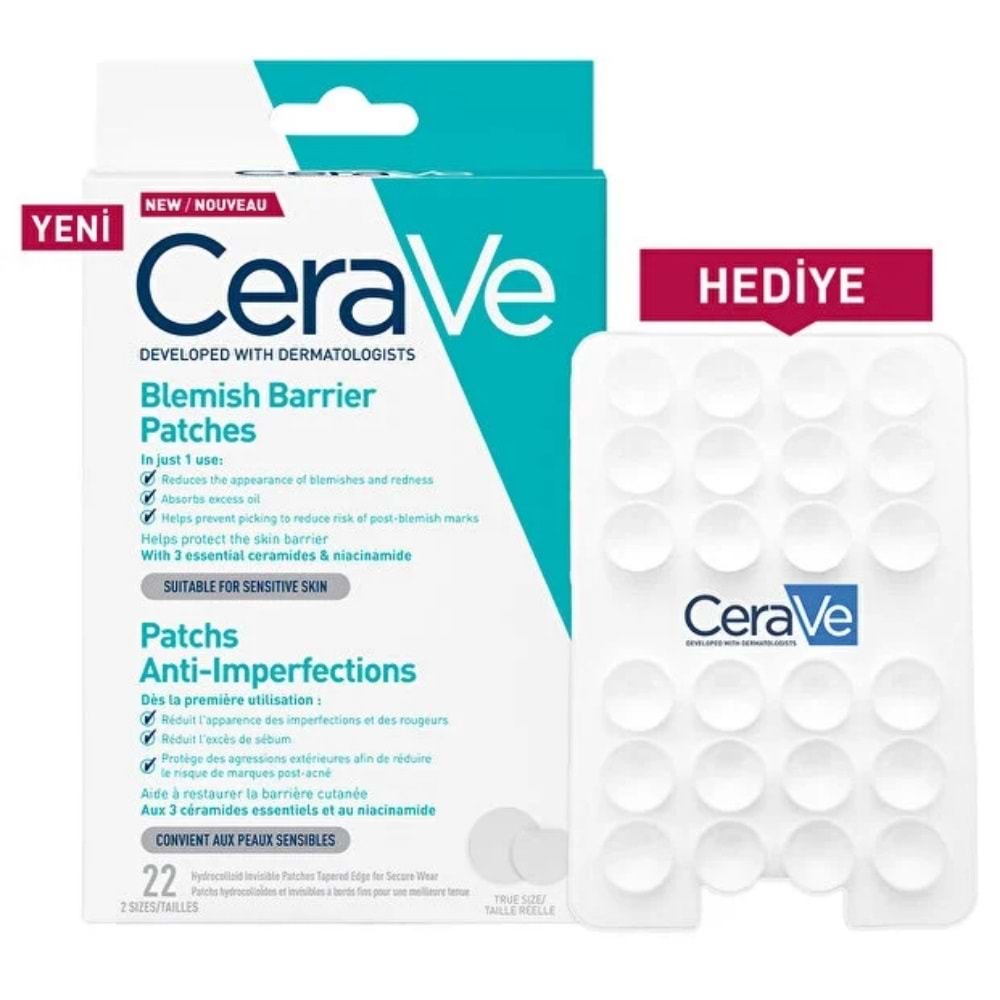 Cerave Blemish Barrier Patches 22 Adet +Telefon Tutacağı Hediyeli