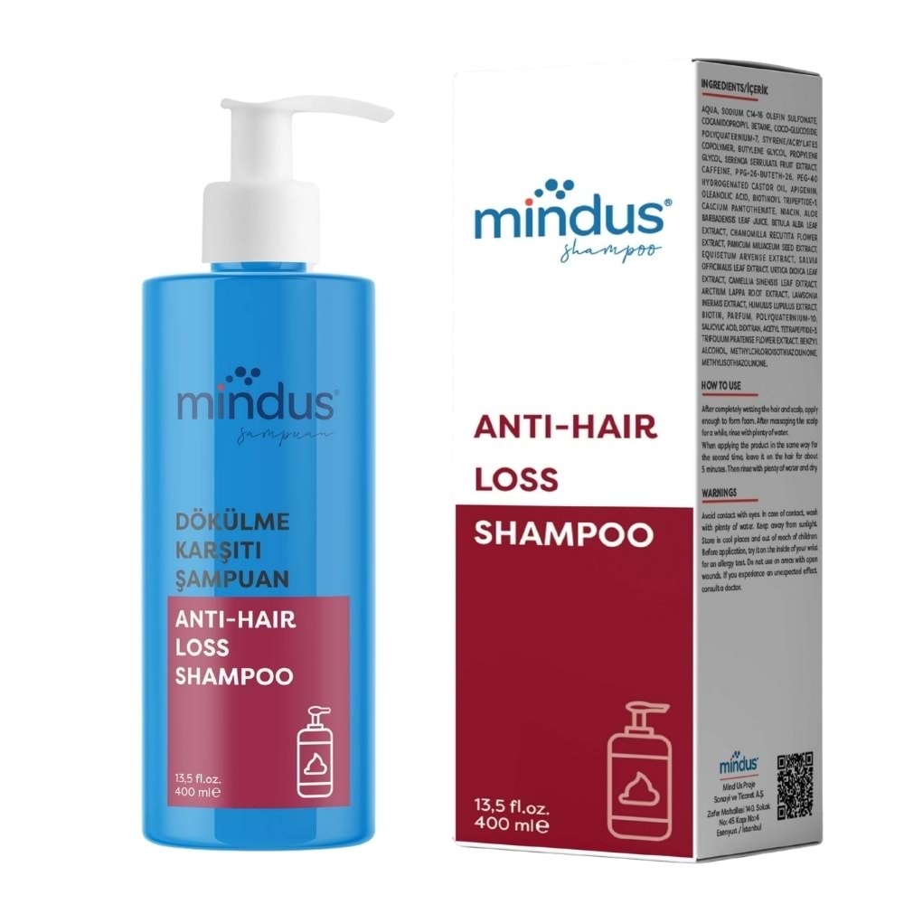Mindus Dökülme Karşıtı Şampuan 400 mL