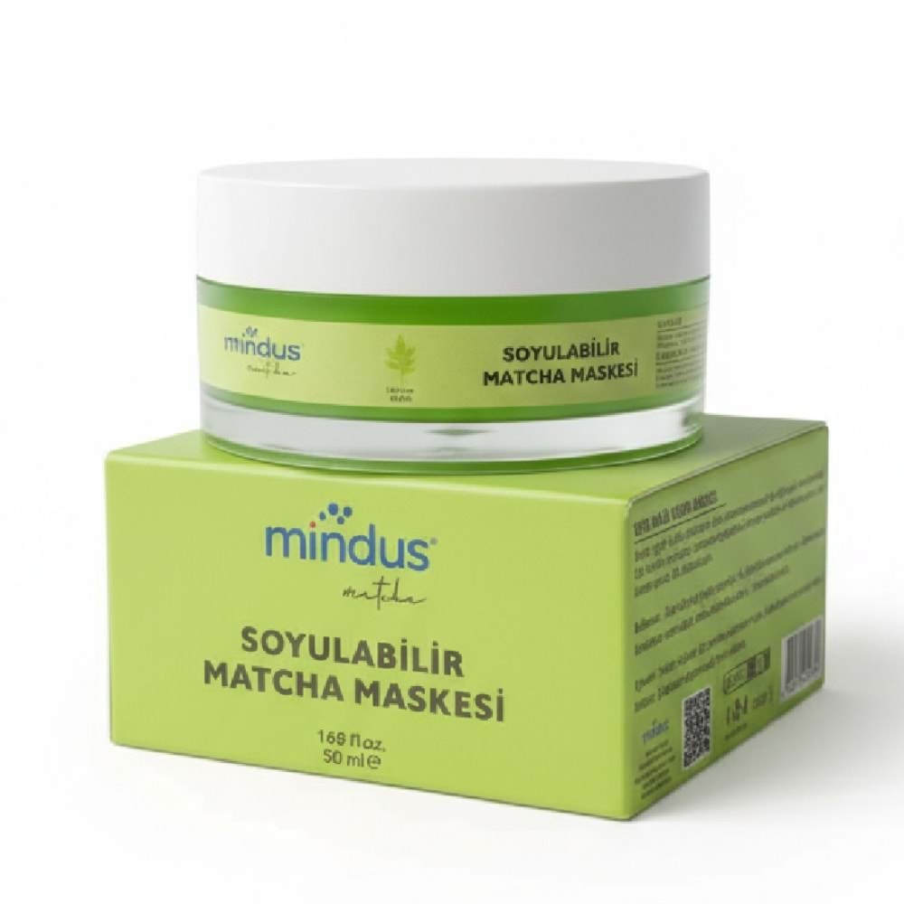 Mindus Matcha Soyulabilir Maske 50 mL