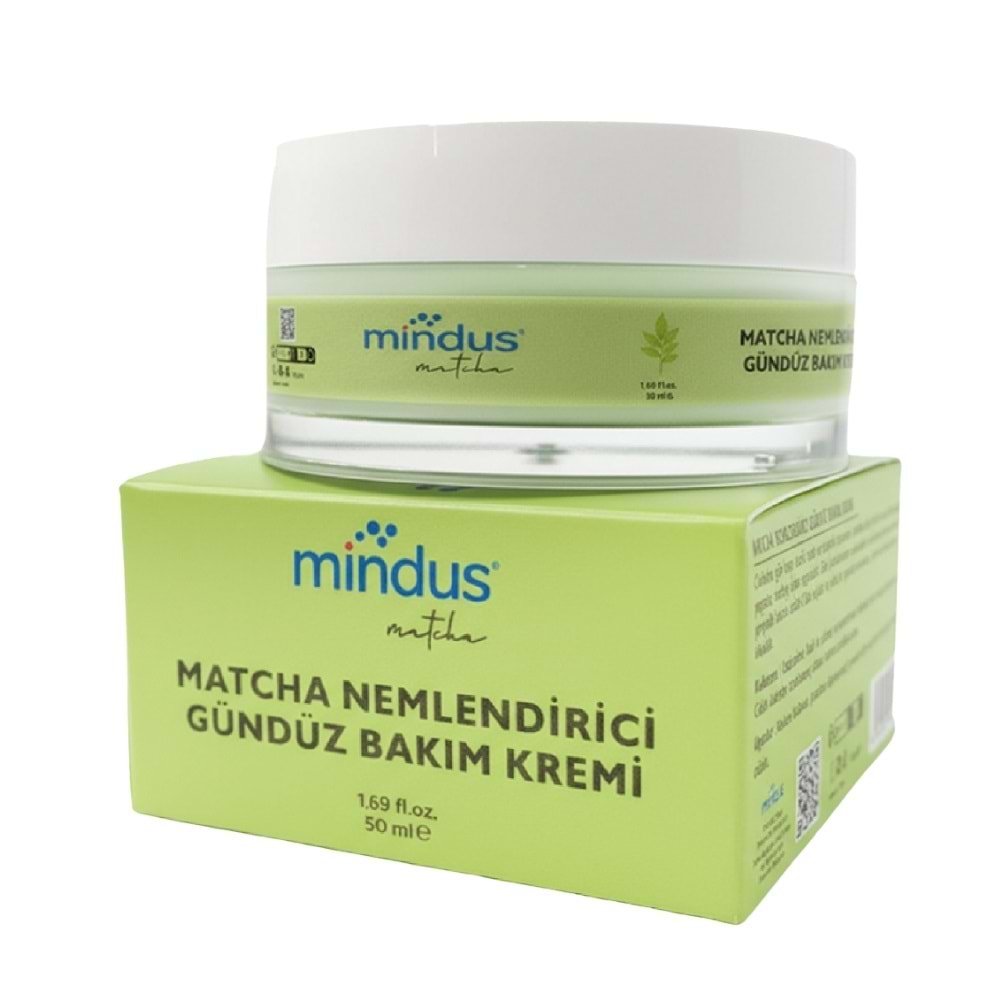 Mindus Matcha Nemlendirici Gündüz Bakım Kremi 50 mL