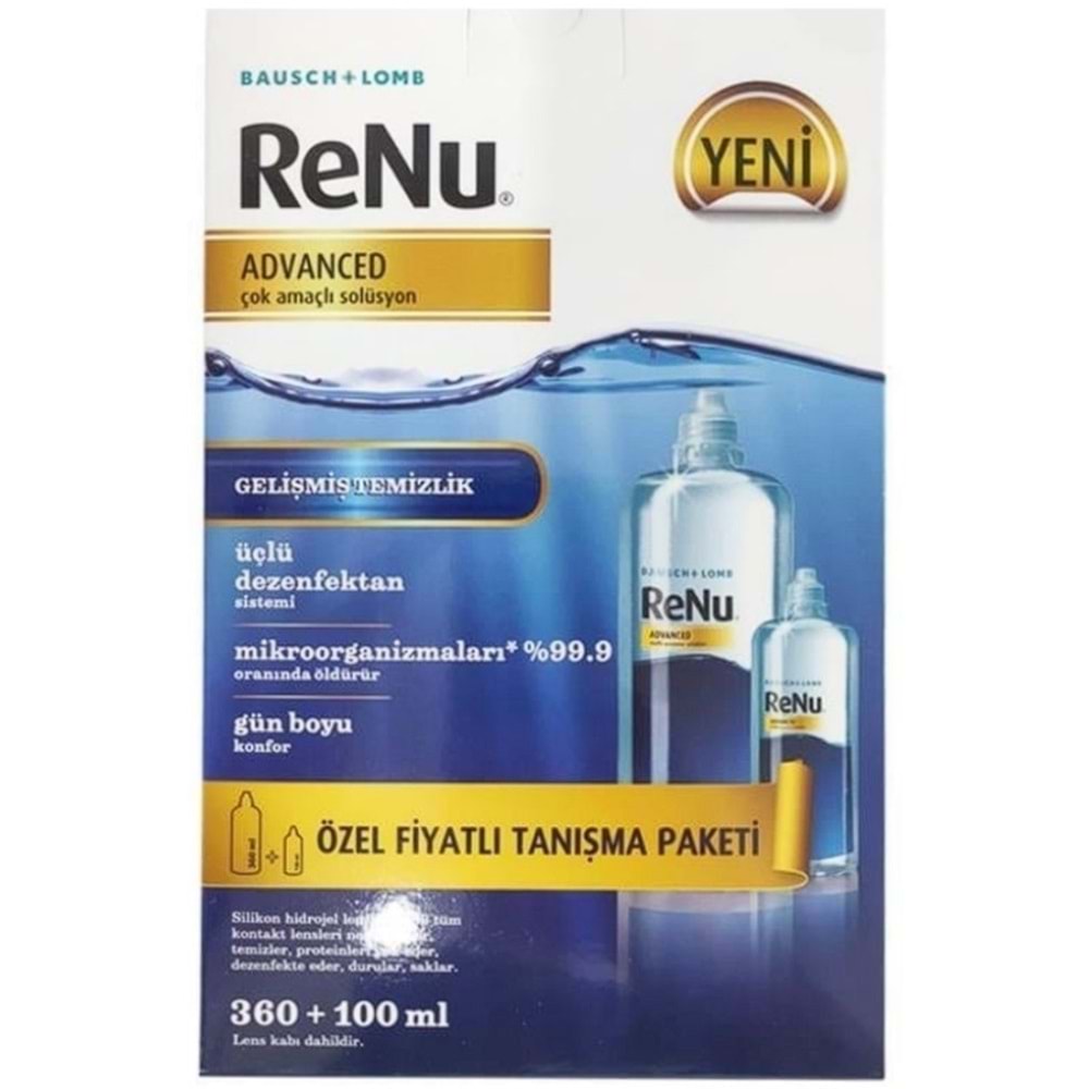 Renu Advanced 360Ml +100 Ml Hediyeli Tanışma Paketi